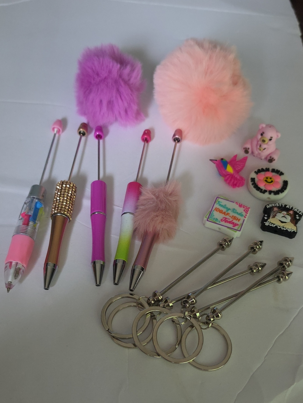 Pen/bag charm making set